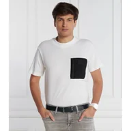 Koszulki męskie - CALVIN KLEIN JEANS T-shirt MIX MEDIA | Regular Fit - miniaturka - grafika 1