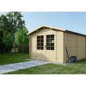 Altany ogrodowe - Domek ogrodowy ALTANKA 12 m2 - 3x4 m - 28 mm, drewniany, DOM661, 1 szt. - miniaturka - grafika 1