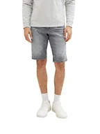 Spodenki damskie - TOM TAILOR Męskie bermudy jeans szorty 1035656, 10173 - dark stone blue black denim, 33 - miniaturka - grafika 1