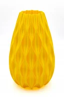 Wazony i flakony - Nowoczesny wazon na suche kwiaty / LEGO - żółty satyna, nietłukący 20cm - miniaturka - grafika 1