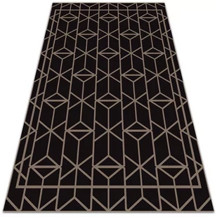 Modny winylowy dywan wewnętrzny Wzór retro 120x180 cm - Dywany - miniaturka - grafika 1