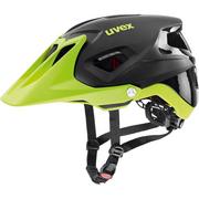 Kaski rowerowe - UVEX Quatro Integrale Black/Lime Matt 56-61 - miniaturka - grafika 1