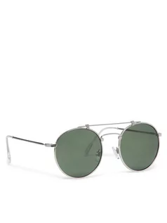 Okulary przeciwsłoneczne - Vans Męskie okulary przeciwsłoneczne srebrny Henderson VN0A5425SLV1_Silver - grafika 1
