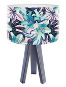 Lampy stojące - Macodesign Lampa biurkowa Tropikalna lilia mini-foto-418a, 60 W - miniaturka - grafika 1