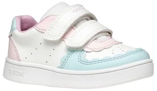 Geox B Eclyper Girl A Sneakersy Dziewczęce, Kolor biały, 25 EU - Buty dla dziewczynek - miniaturka - grafika 1