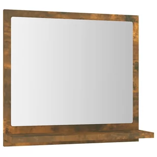 Lumarko Lustro łazienkowe, przydymiony dąb, 40x10,5x37 cm - Toaletki - miniaturka - grafika 3