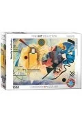 Eurographics Puzzle żółto-czerwono-niebieskie firmy Wassily Kandinsky, 1000 części - Puzzle - miniaturka - grafika 2