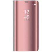 Etui i futerały do telefonów - Etui na Samsung Galaxy S10 Plus - Flip Clear View z klapką - Różowy. - miniaturka - grafika 1
