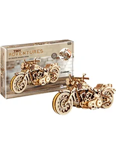 Revell Drewniany model funkcyjny "Revell - Tiny Adventures - Cruiser V-Twin" - 10+ - Klocki - miniaturka - grafika 1