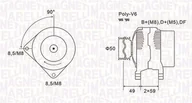 Alternatory - MAGNETI MARELLI Alternator 063731147010 063731147010 - miniaturka - grafika 1