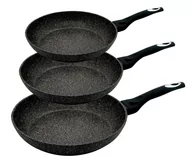 Patelnie - Klausberg Zestaw patelni granitowych 20/24/28cm Klausberg KB-7290 KB-7290 - miniaturka - grafika 1
