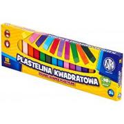 Masy plastyczne - Astra Plastelina 18 kolorów kwadratowa - miniaturka - grafika 1