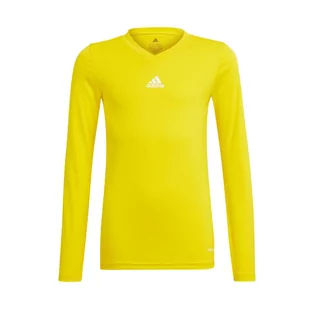 adidas JR Team Base Tee dł. rękaw 514 : Rozmiar - 128 cm - Pozostała odzież narciarska - miniaturka - grafika 1