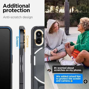 Etui NOTHING PHONE 2 Spigen Ultra Hybrid Crystal Space transparentne - Etui i futerały do telefonów - miniaturka - grafika 11