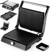 Grille elektryczne - Grill Elektryczny Panini Opiekacz Sandwich Maker Toster Kerch Pur 2700W - miniaturka - grafika 1