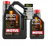 Oleje silnikowe - Motul 5W40 8100 X-cess Zestaw 5L+1L - miniaturka - grafika 1