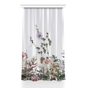 Gotowa zasłona z grafiką 150x240 Pastelowy ogród, Fabricsy - Zasłony - miniaturka - grafika 1