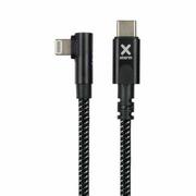 Kable komputerowe i do monitorów - Xtorm Kabel USB-C-Lightning 90 stopni 1,5m, czarny - miniaturka - grafika 1