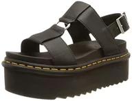 Sandały damskie - Dr. Martens Sandały damskie, Black Hydro, 40 EU - miniaturka - grafika 1
