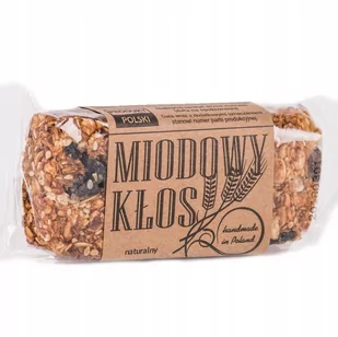 Gospodarstwo Pasieczne T. Łysoń Baton Miodowy Kłos naturalny miodowy 80g Data ważności 20.08.2018 - Batoniki - miniaturka - grafika 1