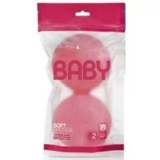 Suavipiel SUAVIPIEL Baby Soft Sponge delikatna gąbka do ciała 2 szt niebieska - Wanienki dla dzieci - miniaturka - grafika 1