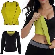 Moda i Uroda OUTLET - Koszulka Neoprenowa Fitness Damska Długi Rękaw - miniaturka - grafika 1