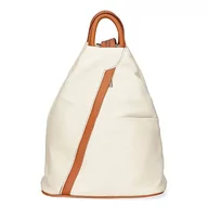 Torebki damskie - FELIPA Women's torebka Backpack, beżowa koniak, beżowy koniakowy - miniaturka - grafika 1