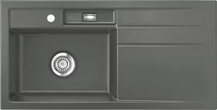 Zlew SystemCeram BELA 100 | komora LEWA | LAVA 80 (50210180) - Zlewozmywaki - miniaturka - grafika 1