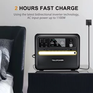 TALLPOWER V2400, generator solarny LiFePo4 2160Wh - Akumulatory ogólnego zastosowania - miniaturka - grafika 2