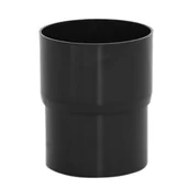 Rynny i akcesoria - Łącznik rury S130 Ø100 grafitowy - miniaturka - grafika 1