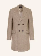 Płaszcze damskie - Zegna Płaszcz Wełniany beige - miniaturka - grafika 1