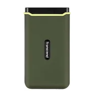 Dyski SSD - Dysk SSD Transcend ESD380C 2TB USB 3.1 Type-C 3D NAND TLC Military Green (TS2TESD380C) Zewnętrzny - miniaturka - grafika 1