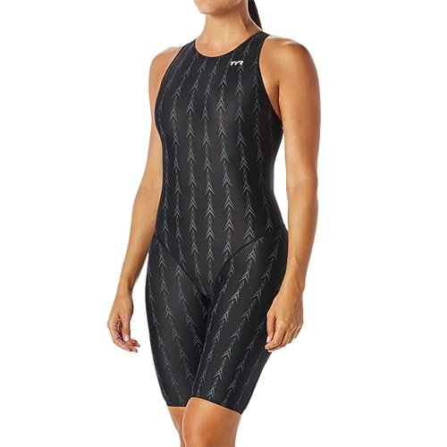 TYR Damski strój kąpielowy Solid Fusion 2 z odkrytymi plecami - zgodny z U12