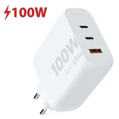 Ładowarki i akumulatory - XTORM Ładowarka sieciowa GaN² Ultra 100W biała - miniaturka - grafika 1