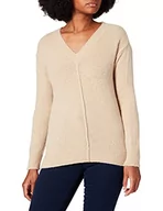 Swetry damskie - BOSS C_fenail sweter damski, Light Beige277, M - miniaturka - grafika 1