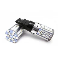 Żarówki samochodowe - P27/7W Żarówka Led 3157 12-24V Canbus 2000Lm Pomarańczowa-Czerwona Usa Motoledy - miniaturka - grafika 1