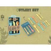 Zabawy w naśladowanie dorosłych - Zestaw sztućców z bioplastiku w pudełku 17el Icom Polska - miniaturka - grafika 1