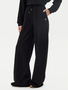 Guess Spodnie dresowe V5GB07 KCRP0 Czarny Regular Fit - Spodnie sportowe damskie - miniaturka - grafika 1