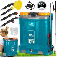 Plecaki - Opryskiwacz Akumulatorowy Plecakowy Elektryczny Mieszadło 85cm Lanca 16l - miniaturka - grafika 1