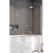 Parawany nawannowe - Radaway Nes PND I  prawy 100x200 chrom przejrzyste 10010100-01-01R - miniaturka - grafika 1