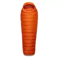 Śpiwory - Rab Ascent 300 Sleeping Bag Long, pomarańczowy Left Zipper 2022 Śpiwory puchowe QSD-34-ATO-LNG-LZ - miniaturka - grafika 1