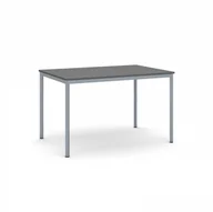 Stoły - B2B Partner Stół do jadalni, blat antracytowy 1200 x 800 mm, podstawa ciemnoszara 555763 - miniaturka - grafika 1