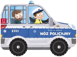 Świat na kółkach. Wóz policyjny - Książki edukacyjne - miniaturka - grafika 2