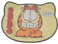 Kuwety dla kotów - Garfield dwuwarstwowa mata pod kuwetą /żółta - miniaturka - grafika 1