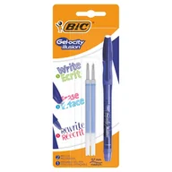 Długopisy - BIC Długopis wymazywalny Gel-ocity illusion czarny blister 1+2szt - miniaturka - grafika 1