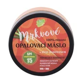 Balsamy i kremy do opalania - Vivaco Bio Carrot Tanning Butter SPF15 preparat do opalania ciała 150 ml unisex - miniaturka - grafika 1