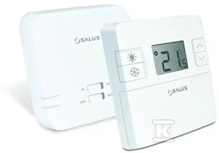 Regulator temperatury bezprzewodowy SALUS RT305RF 230V dobowy natynkowy biały - Regulatory i termostaty - miniaturka - grafika 1