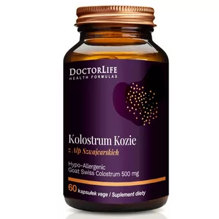 Kolostrum Kozie 500mg suplement diety 60 kapsułek - Suplementy naturalne - miniaturka - grafika 1