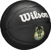 Piłki dla dzieci - Wilson Wilson Team Tribute Milwaukee Bucks Mini Ball WZ4017606XB Czarne 3 - miniaturka - grafika 1