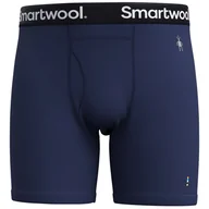 Majtki męskie - Męskie bokserki Smartwool M Merino Boxer Brief Boxed Rozmiar: XXL / Kolor: ciemnoniebieski - miniaturka - grafika 1